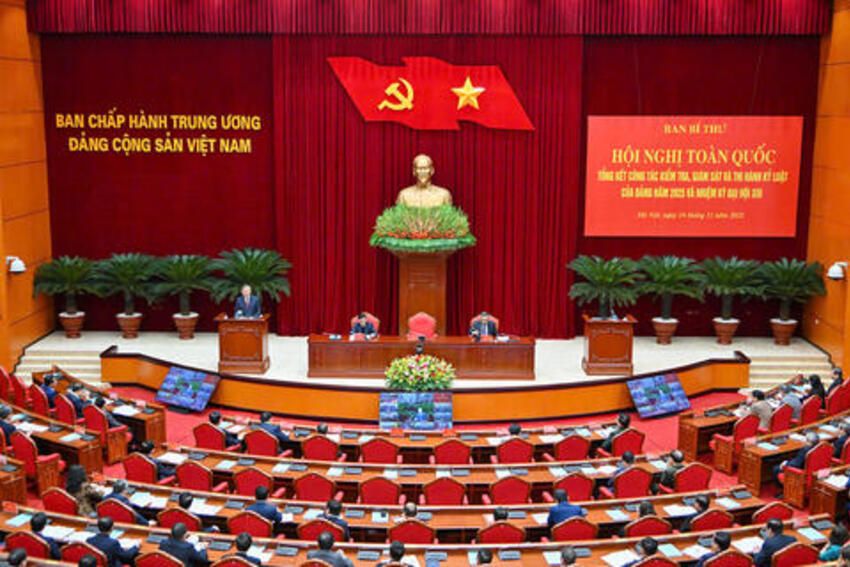 Hội nghị toàn quốc tổng kết công tác kiểm tra, giám sát và thi hành kỷ luật của Đảng năm 2025 và nhiệm kỳ Đại hội XIII