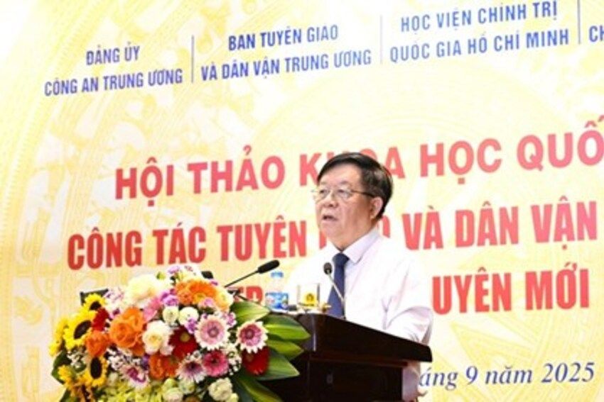 Hội thảo khoa học quốc gia “Công tác tuyên giáo và dân vận của Đảng trong kỷ nguyên mới”