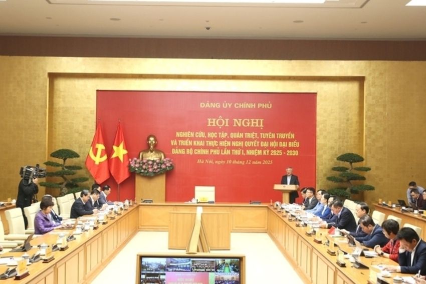 Quán triệt Nghị quyết Đại hội Đảng bộ Chính phủ lần thứ I: Định hướng chiến lược cho nhiệm kỳ 2025–2030