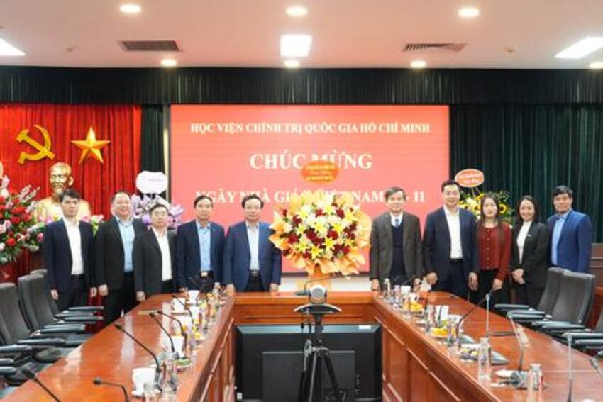 Lãnh đạo UBKT Trung ương chúc mừng Học viện Chính trị Quốc gia Hồ Chí Minh và Đại học Quốc gia Hà Nội nhân ngày Nhà giáo Việt Nam 20/11