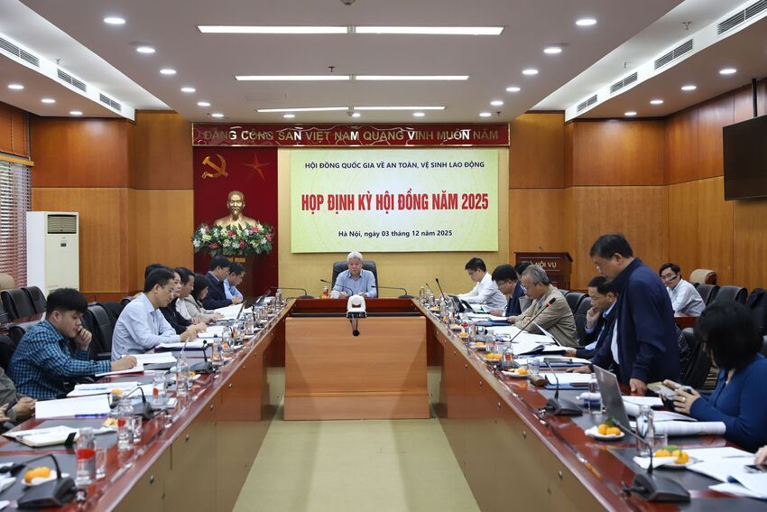 Họp định kỳ Hội đồng quốc gia về an toàn, vệ sinh lao động năm 2025