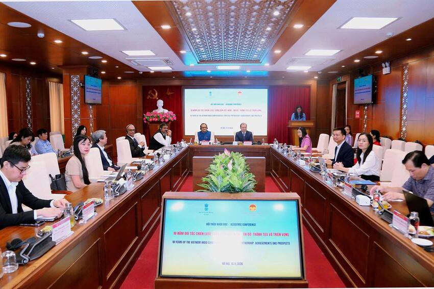 Khai mạc Hội thảo khoa học “10 năm Đối tác chiến lược toàn diện Việt Nam - Ấn Độ: Thành tựu và triển vọng”