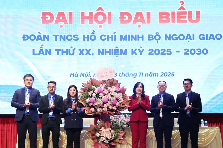 Đại hội Đoàn Thanh niên Cộng sản Hồ Chí Minh Bộ Ngoại giao khóa XX: Xây dựng thế hệ thanh niên bản lĩnh, trí tuệ, hiện đại