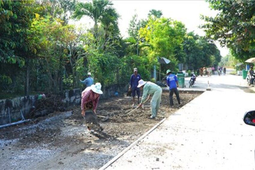 Ô Lâm (An Giang) vươn tới mục tiêu nông thôn mới sau hợp nhất