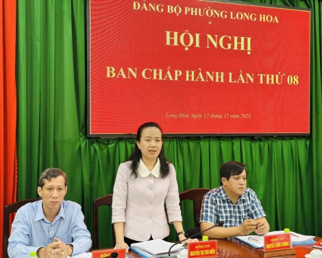 Phường Long Hoa hoàn thành 9/9 chỉ tiêu năm 2025