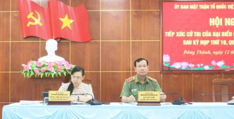 Cử tri xã Đông Thành quan tâm công tác đầu tư hệ thống kè chống sạt lở