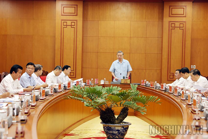 Cuộc họp Thường trực Ban Chỉ đạo Trung ương về phòng, chống tham nhũng, lãng phí, tiêu cực