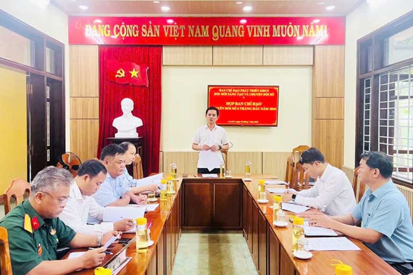 Xã A Lưới 1 đánh giá kết quả thực hiện nhiệm vụ phát triển khoa học, công nghệ, đổi mới sáng tạo và chuyển đổi số 6 tháng đầu năm 2026