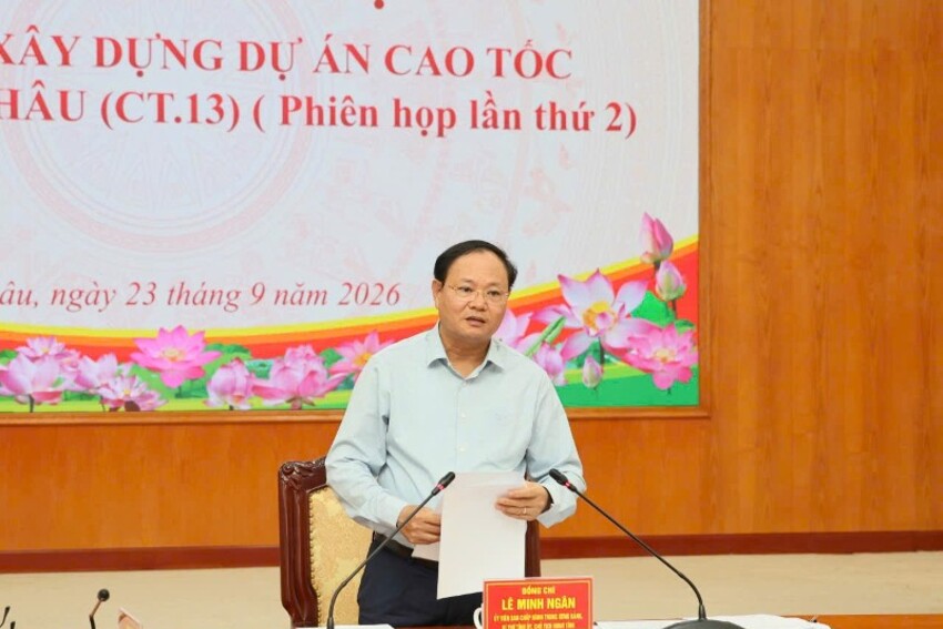 Bí thư Tỉnh ủy Lê Minh Ngân: Chủ động gỡ khó, tăng tốc triển khai cao tốc Bảo Hà - Lai Châu