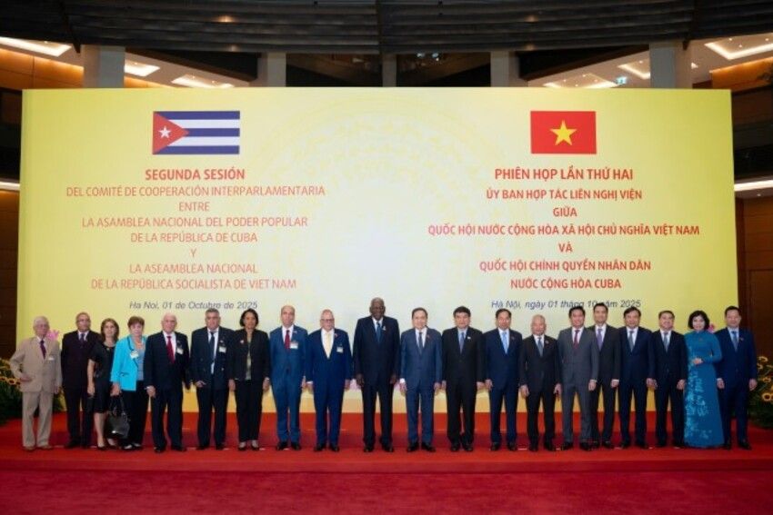 Chủ tịch Quốc hội Trần Thanh Mẫn và Chủ tịch Quốc hội Cuba đồng chủ trì Phiên họp lần thứ hai Ủy ban hợp tác liên nghị viện Việt Nam-Cuba