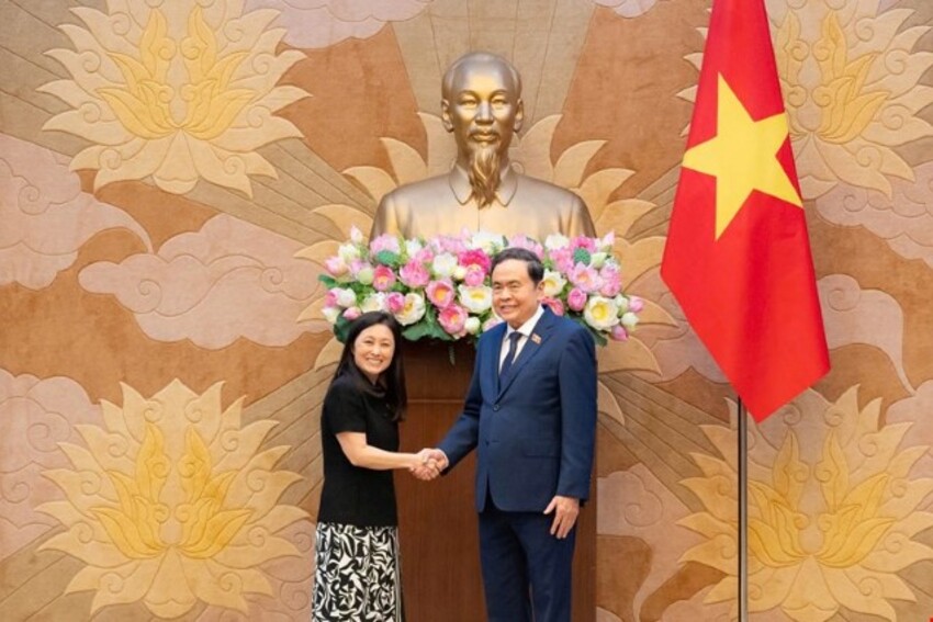 Chủ tịch Quốc hội Trần Thanh Mẫn tiếp Đại sứ Hoa Kỳ