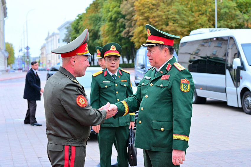 Việt Nam - Belarus tiếp tục thúc đẩy hợp tác giữa cơ quan chính trị Quân đội hai nước