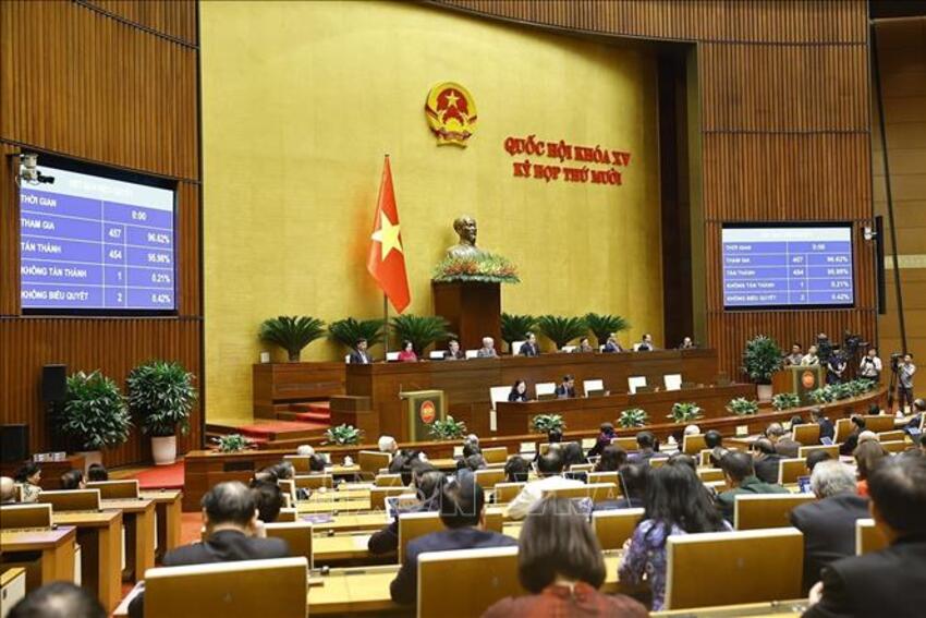 Bế mạc Kỳ họp thứ 10, Quốc hội khóa XV: Đáp ứng kịp thời yêu cầu thực tiễn, kiến tạo khuôn khổ pháp lý cho giai đoạn mới