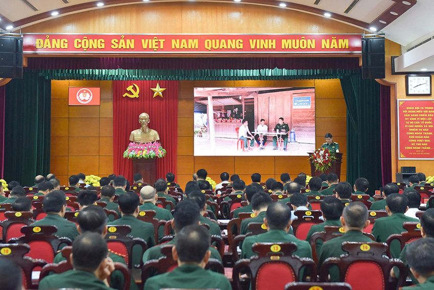 Tổng kết phong trào thi đua “Dân vận khéo”, xây dựng “Đơn vị dân vận tốt” trong Quân đội giai đoạn 2021 - 2025