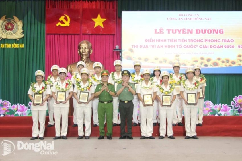 Tuyên dương 80 tập thể, cá nhân điển hình tiên tiến trong lực lượng Công an Đồng Nai