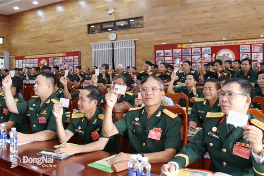 Phiên làm việc thứ nhất Đại hội đại biểu Hội Cựu chiến binh tỉnh Đồng Nai nhiệm kỳ 2025-2030