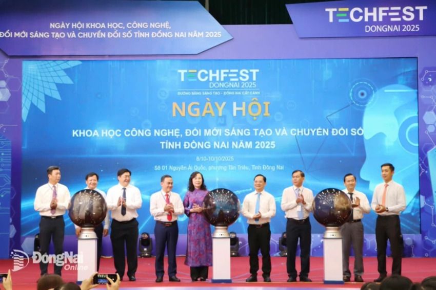 Khai mạc Ngày hội Khoa học, công nghệ, đổi mới sáng tạo và chuyển đổi số tỉnh Đồng Nai