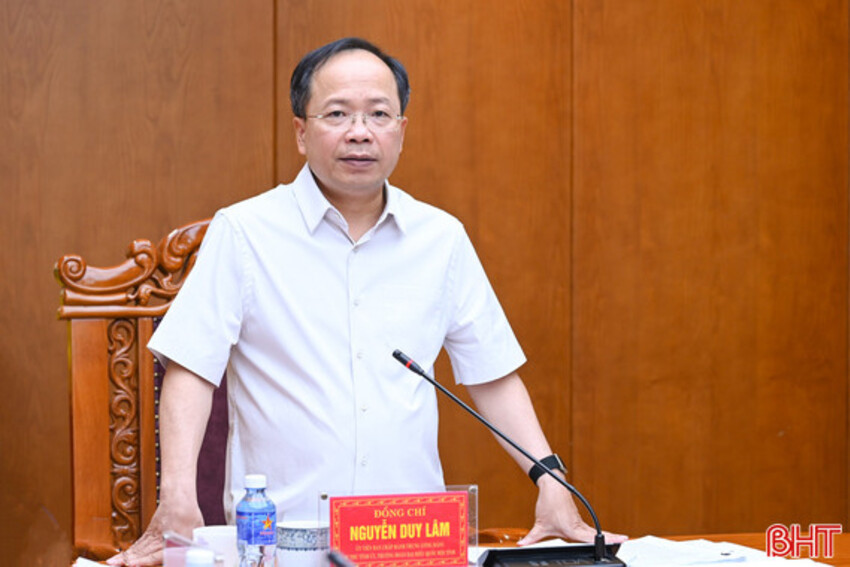 Thường trực Tỉnh ủy cho ý kiến sắp xếp thôn, tổ dân phố và điều chỉnh Quy hoạch chung Khu kinh tế Vũng Áng
