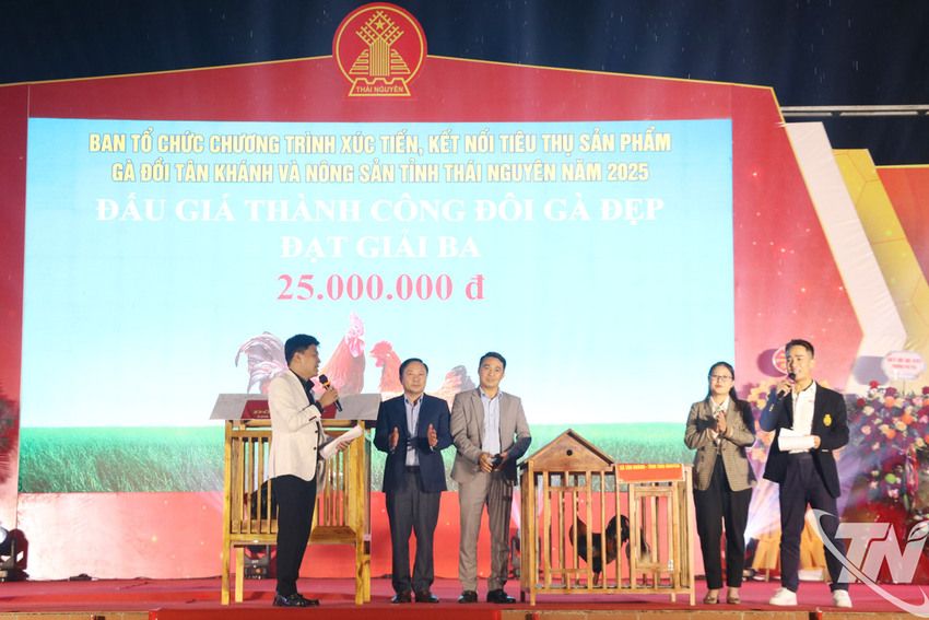 Kết nối tiêu thụ sản phẩm gà đồi Tân Khánh và nông sản Thái Nguyên