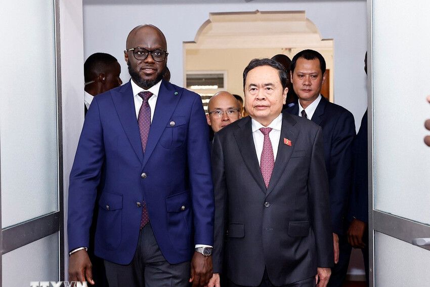 Chủ tịch Quốc hội Trần Thanh Mẫn hội đàm với Chủ tịch Quốc hội Senegal
