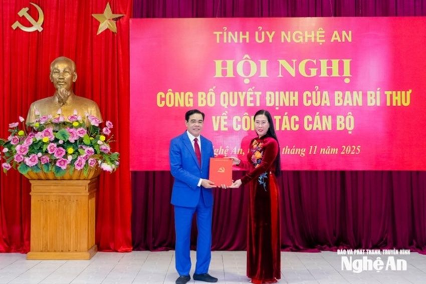 Đồng chí Võ Trọng Hải giữ chức Phó Bí thư Tỉnh ủy Nghệ An