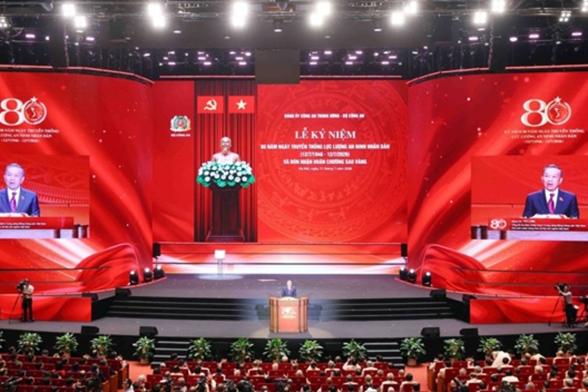 Long trọng kỷ niệm 80 năm Ngày truyền thống lực lượng An ninh nhân dân, đón nhận Huân chương Sao vàng lần thứ 4
