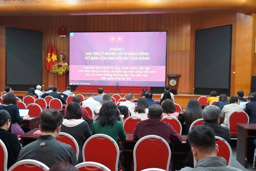 Bộ Khoa học và Công nghệ học tập, quán triệt và triển khai Nghị quyết Đại hội XIV của Đảng