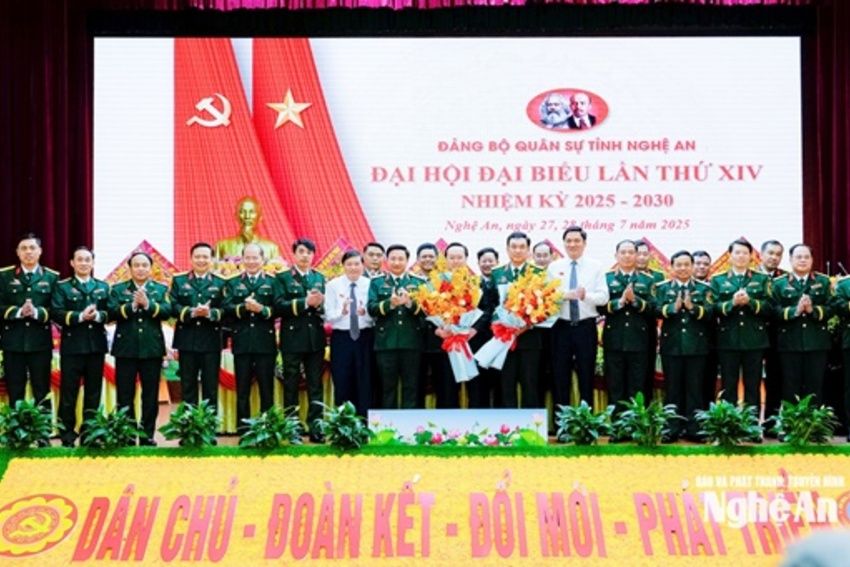 Đại hội đại biểu Đảng bộ Quân sự tỉnh Nghệ An lần thứ XIV, nhiệm kỳ 2025-2030