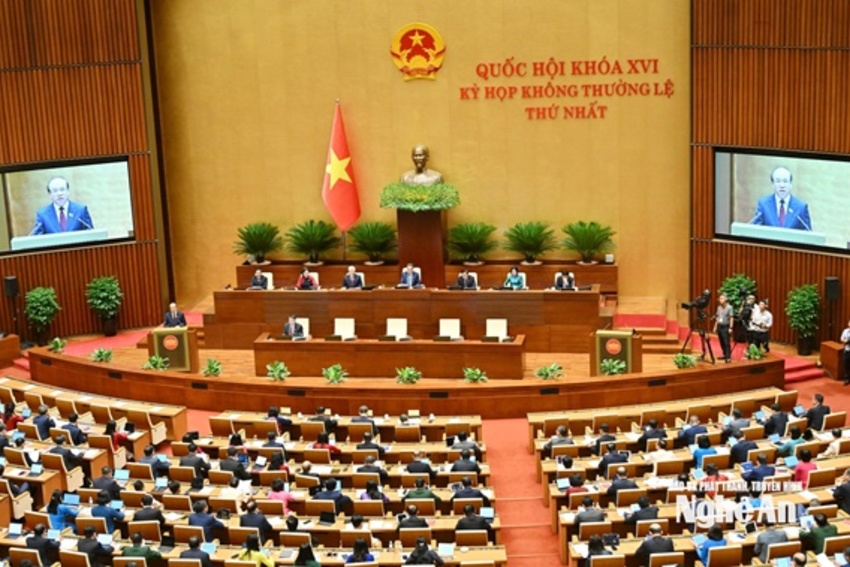 Khai mạc trọng thể Kỳ họp không thường lệ thứ nhất, Quốc hội khóa XVI