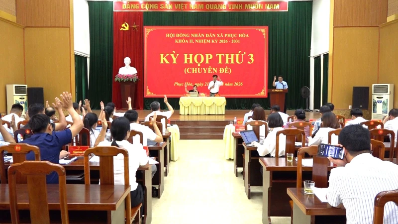 Kỳ họp thứ 3 (chuyên đề) HĐND xã Phục Hòa khóa II