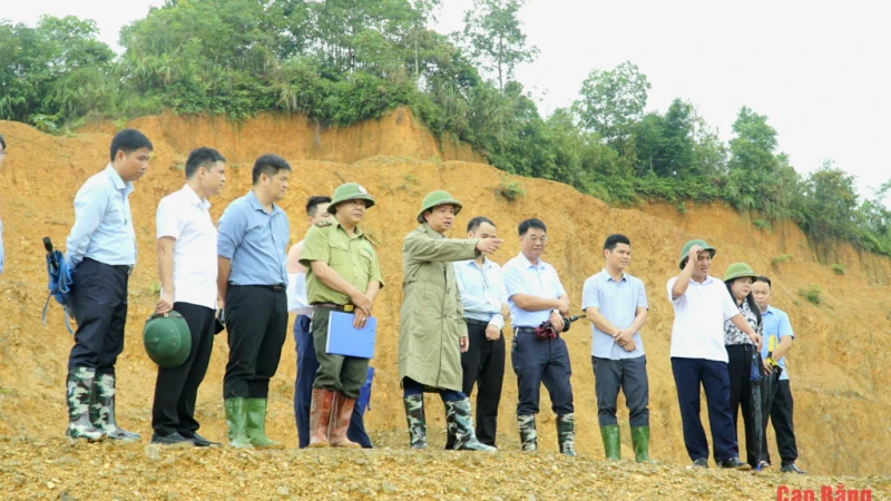 Chủ tịch UBND tỉnh Lê Hải Hòa kiểm tra Dự án Nhà máy sản xuất phôi tre tại xã Bạch Đằng