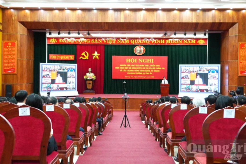Khai mạc hội nghị nghiên cứu, học tập, quán triệt và triển khai thực hiện một số nghị quyết, chỉ thị của Bộ Chính trị