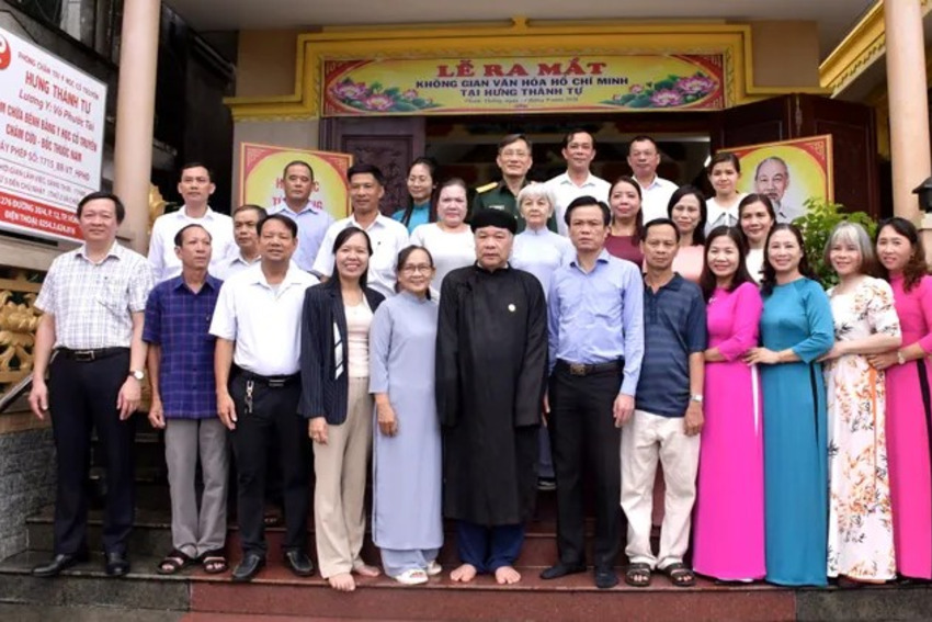 Ra mắt Không gian văn hóa Hồ Chí Minh tại cơ sở tôn giáo
