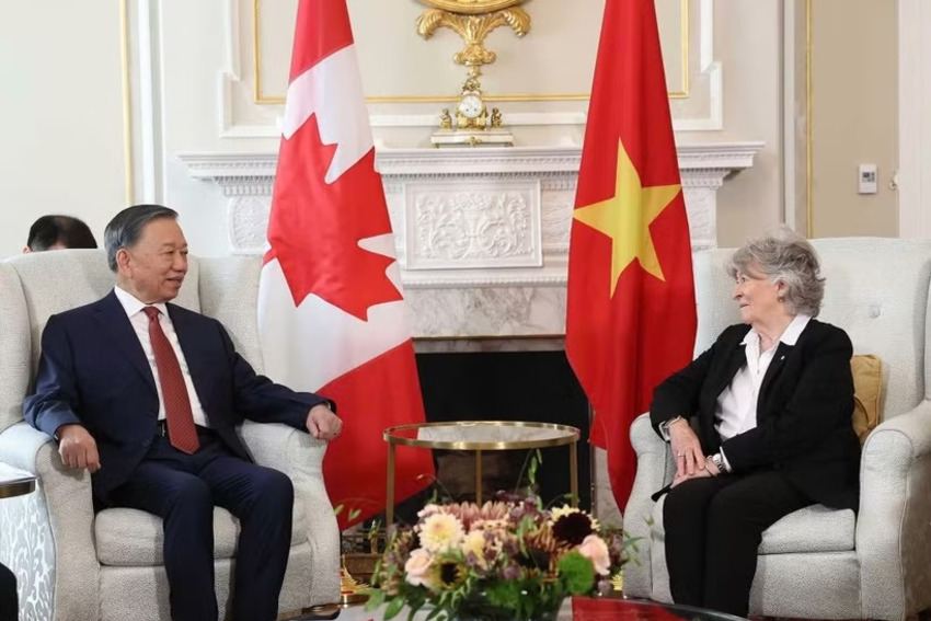 Tổng Bí thư, Chủ tịch nước Tô Lâm hội kiến với Toàn quyền Canada Louise Arbour