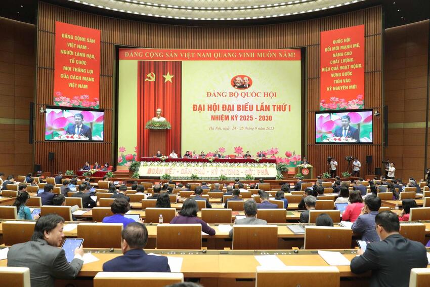 Đại hội đại biểu Đảng bộ Quốc hội lần thứ I tiến hành phiên trù bị