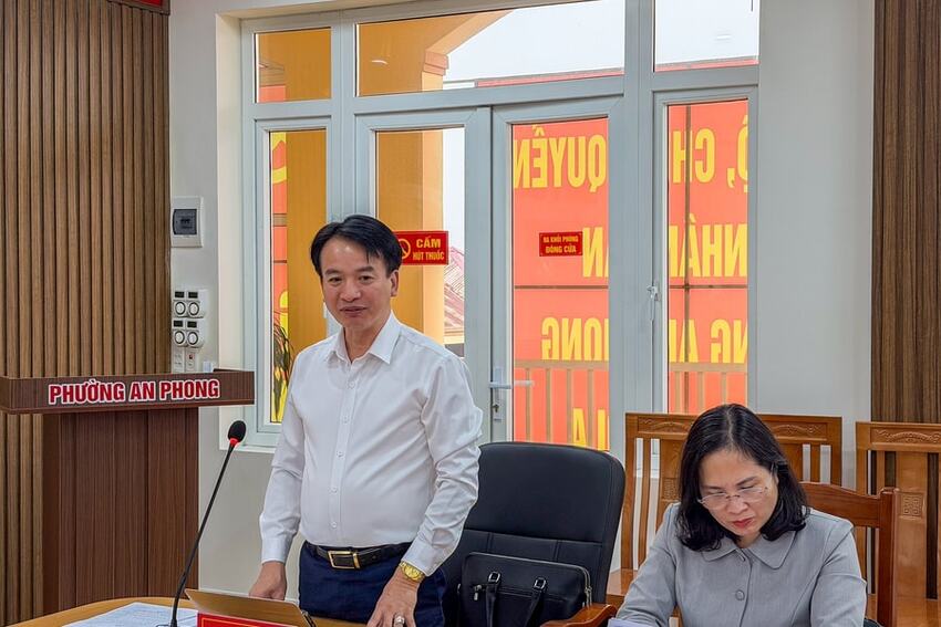 Ban Thường vụ Đảng ủy phường An Phong quyết liệt chỉ đạo giải phóng mặt bằng