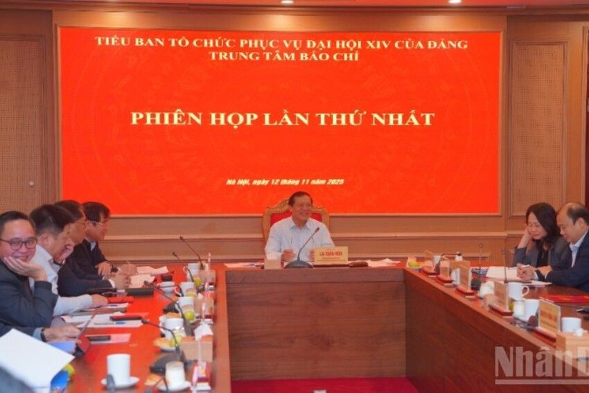 Trung tâm Báo chí Đại hội XIV của Đảng tổ chức phiên họp thứ nhất