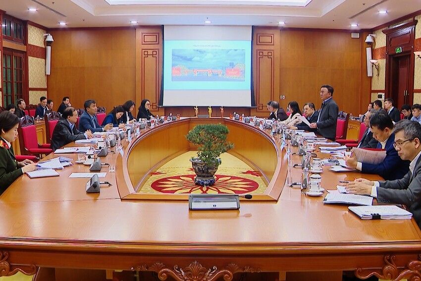 Phiên họp Thường trực Tiểu ban Tổ chức phục vụ Đại hội XIV của Đảng