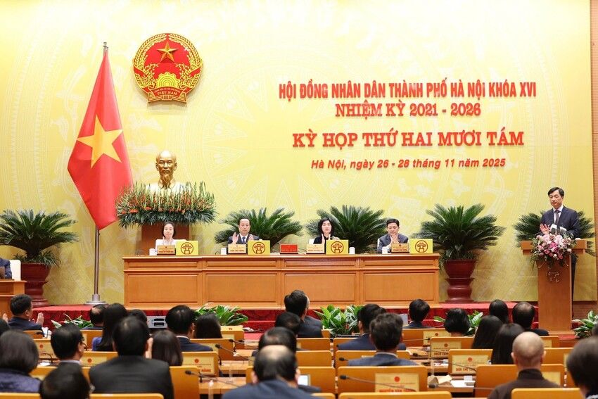 Khai mạc kỳ họp thứ hai mươi tám HĐND thành phố Hà Nội khóa XVI