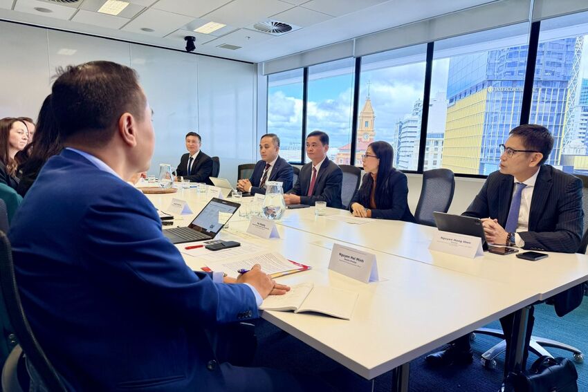 Đoàn công tác của Ban Chính sách, chiến lược Trung ương làm việc tại New Zealand