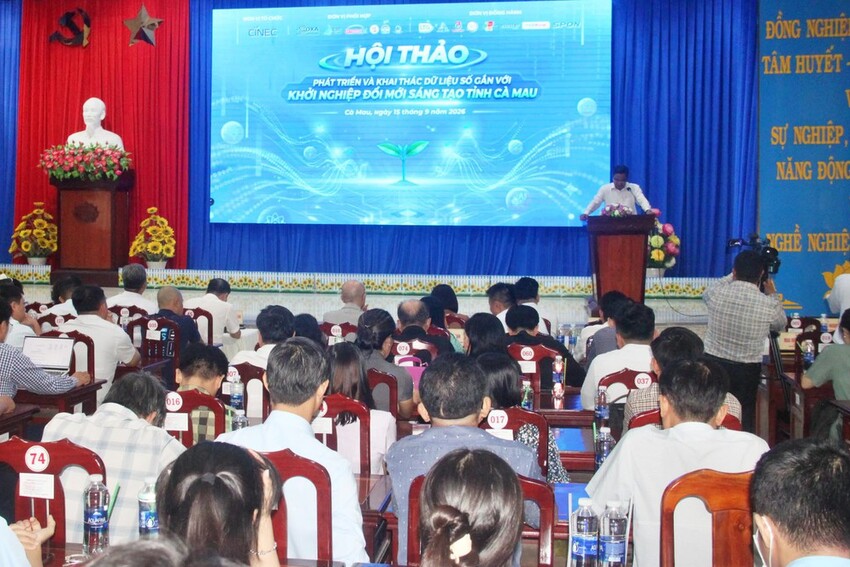 Khai thác dữ liệu số thúc đẩy khởi nghiệp đổi mới sáng tạo tại Cà Mau