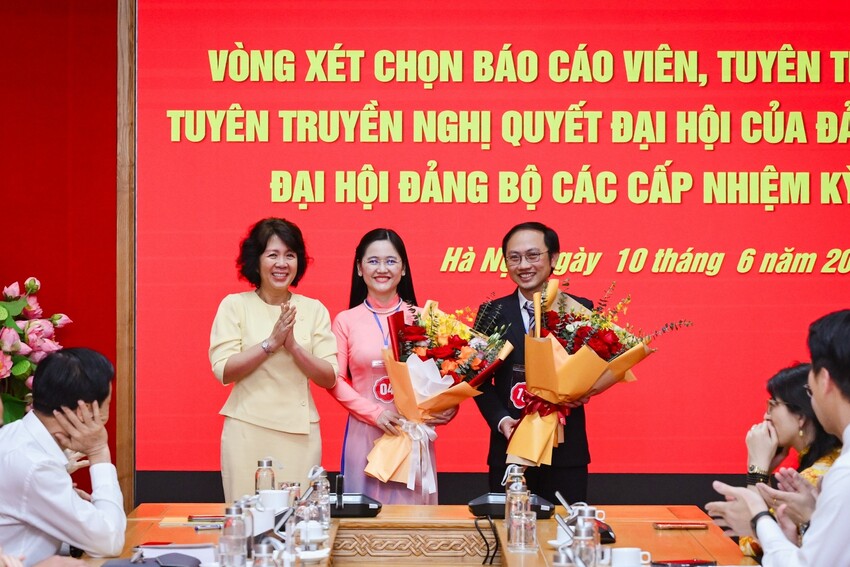 Lan tỏa Nghị quyết Đại hội XIV của Đảng qua Hội thi báo cáo viên, tuyên truyền viên giỏi