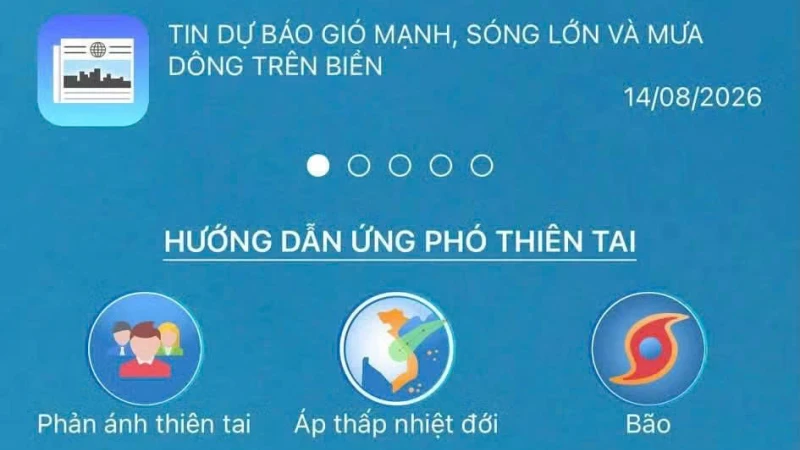 Hướng dẫn người dân cài đặt ứng dụng phòng, chống thiên tai