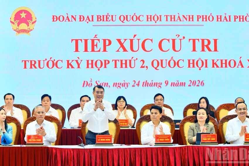 Nghiêm túc tiếp thu các ý kiến của cử tri, chỉ đạo xử lý đến cùng những vấn đề thuộc thẩm quyền