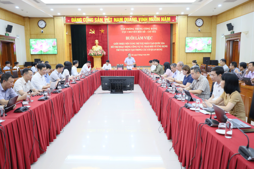 Giới thiệu, lấy ý kiến về Nền tảng trí tuệ nhân tạo quốc gia hỗ trợ hoạt động công vụ