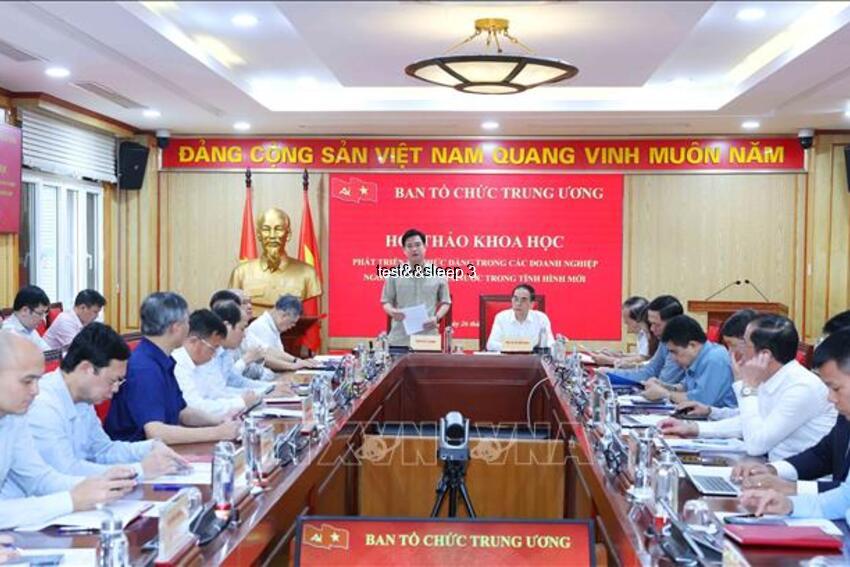 Phát triển tổ chức đảng trong các doanh nghiệp ngoài khu vực nhà nước trong tình hình mới