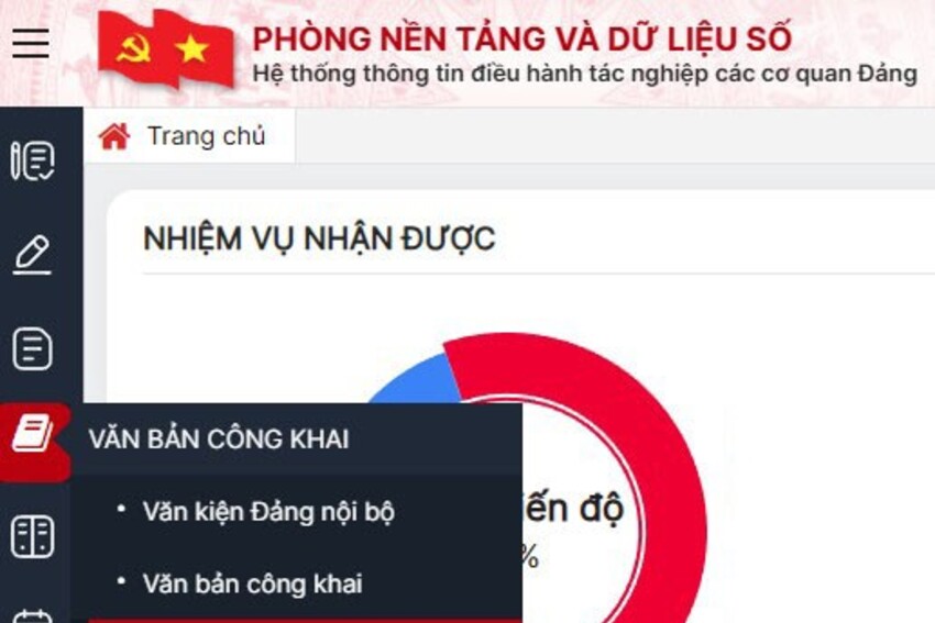 Hoàn thành giai đoạn 1 xây dựng Kho dữ liệu dùng chung tại Văn phòng Trung ương Đảng