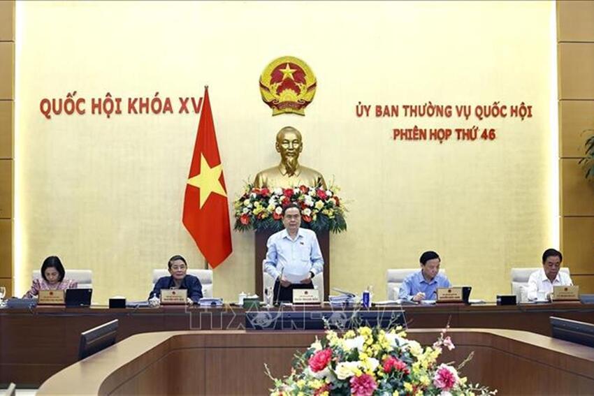 Chủ tịch Quốc hội khai mạc Phiên họp thứ 46 của Ủy ban Thường vụ Quốc hội.