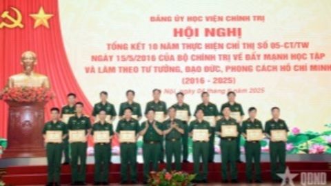 Chuyển biến rõ nét trong học tập và làm theo Bác tại Học viện Chính trị