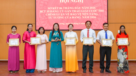 Xã Kiên Lương tổng kết Cuộc thi Chính luận về bảo vệ nền tảng tư tưởng của Đảng
